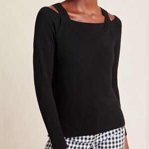 ☆Anthropologie Jamie Cold Shoulder Knit Top☆